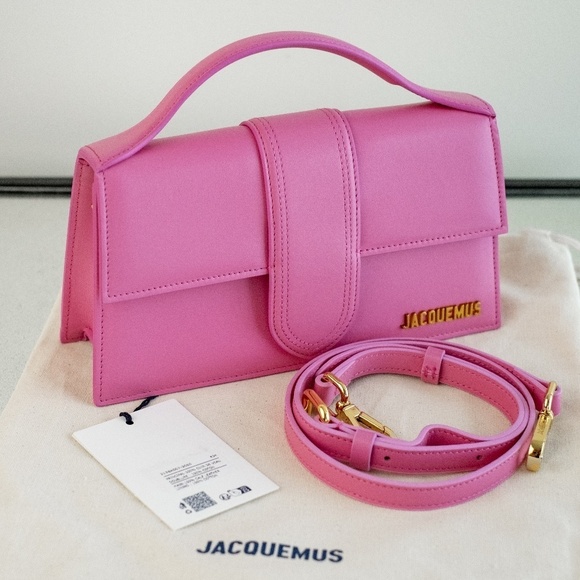 Jacquemus Handbags - NWT Jacquemus Le Grand Bambino Pink Authentic Pink Leather Crossbody Bag $1190